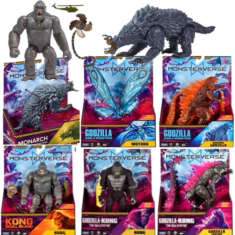 

Godzilla Vs King Kong Genuine New Empire Collectible Skar King Ghidorah Shimo Tiamat Mothra Drownviper Action Figure Toy Gifts