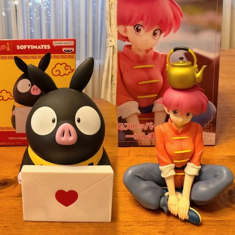 

In Stock Ranma 1/2 BANDAI SOFVIMATES Little P PVC Anime Figures Action Figure Model Toys Christmas Gift