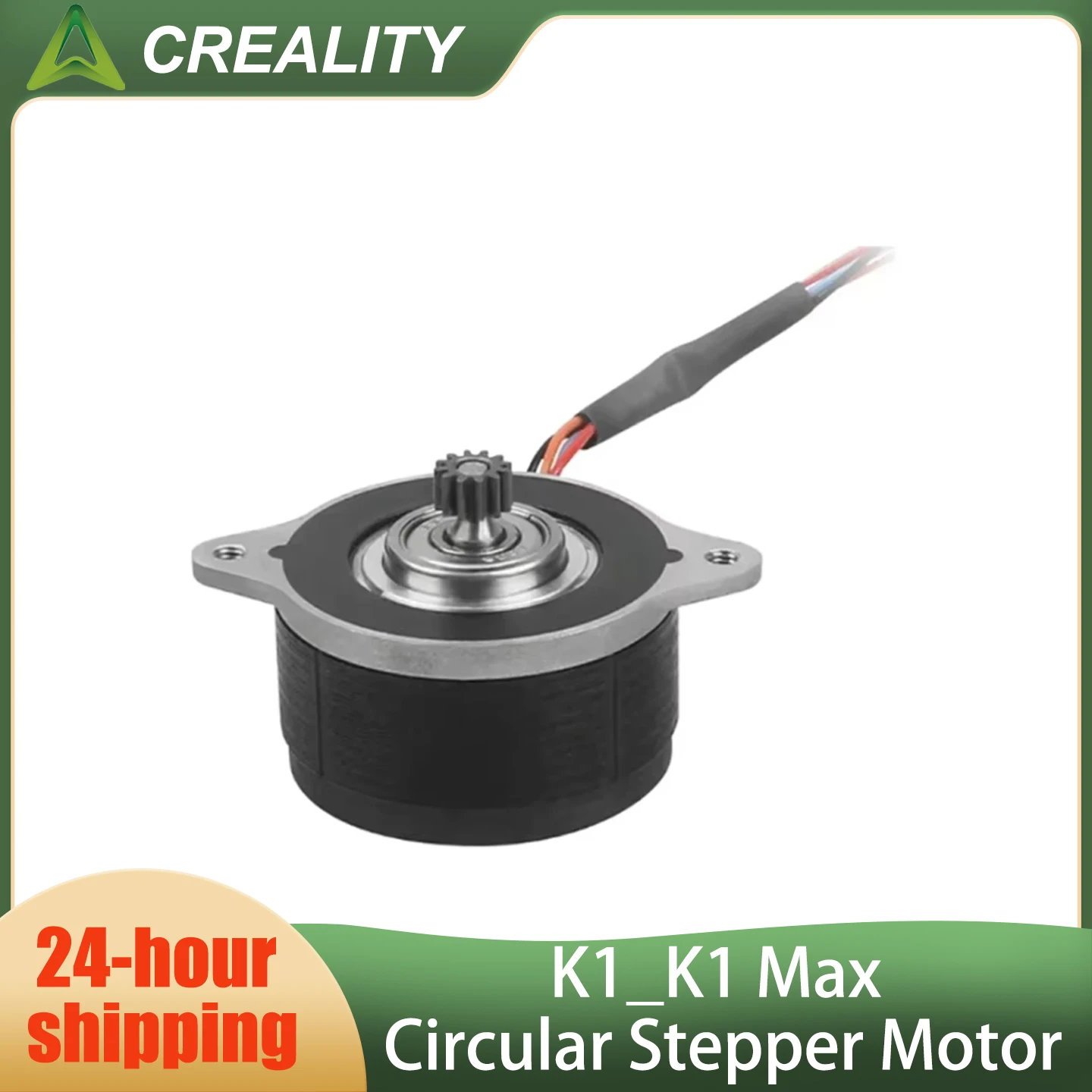 

Оригинальный шаговый двигатель Creality для 3D-принтеров K1/K1 Max Ender-3 V3, 1.8 градуса, 12-зубчатая шестерня, круговой шаговый двигатель
