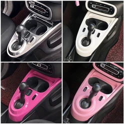 Car Shift Panel Decorative Cover Gear Modification Sticker Interior Parts For Mercedes Smart Fortwo Forfour 453 Car Accessories