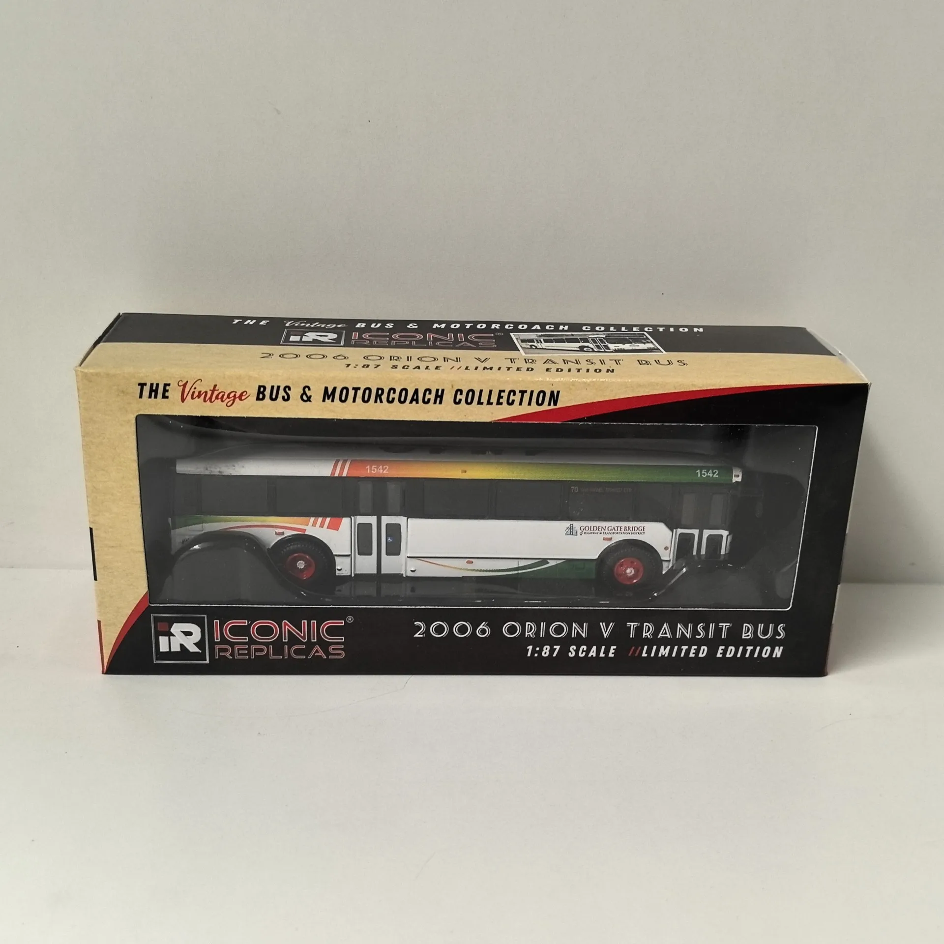 Diecast IR 1/87 Scale HO ORION V TRANSIT BUS Car Shell Alloy 2A Alloy Car Model