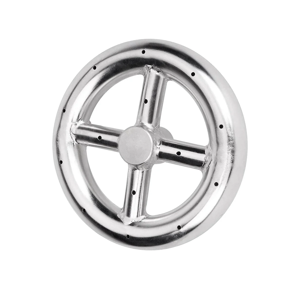 حلقة موقد حفرة النار المستديرة مقاس 6 بوصة للغاز الطبيعي والبروبان حفرة النار الموقد حفرة النار للداخلية والخارجية-ABLM