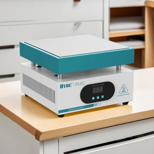 Uyue電子ホットプレート、BGA用予熱ステーション、PCB、SMD、加熱LEDランプ、はんだ除去、110 v、220v、600w、946c、200x200mm