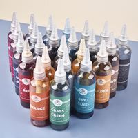 Fabric Dyes Kit DIY Clothing Refurbished Coloring Agent Cotton Jeans Canvas Pigment Paint Fabric Tie-Dye Fixing Agent