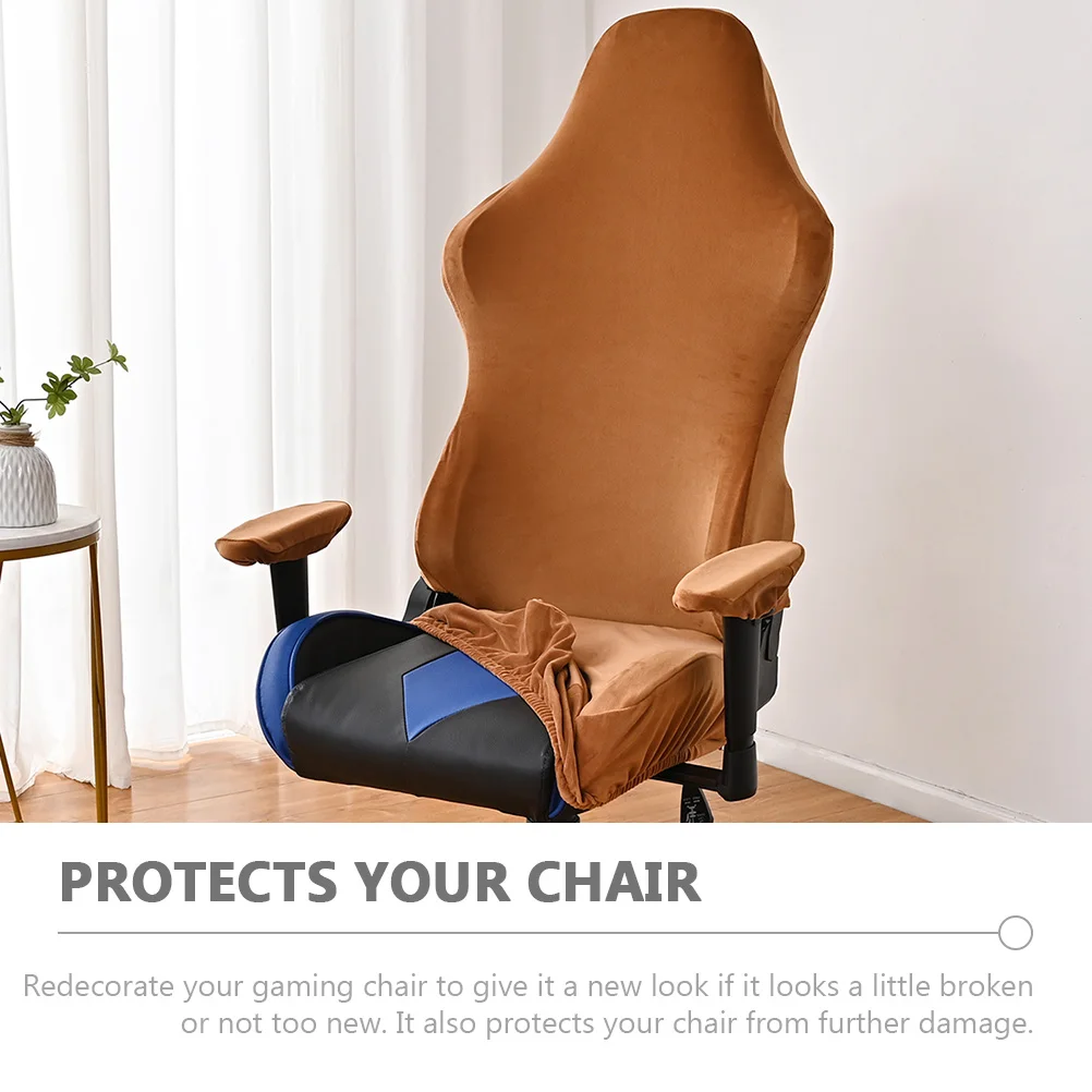

1 set 1 Set Gaming Cover Stretchable Elastic Protector For Office Computer Chair Armrest Cover Washable Slipcover Chair Wrap