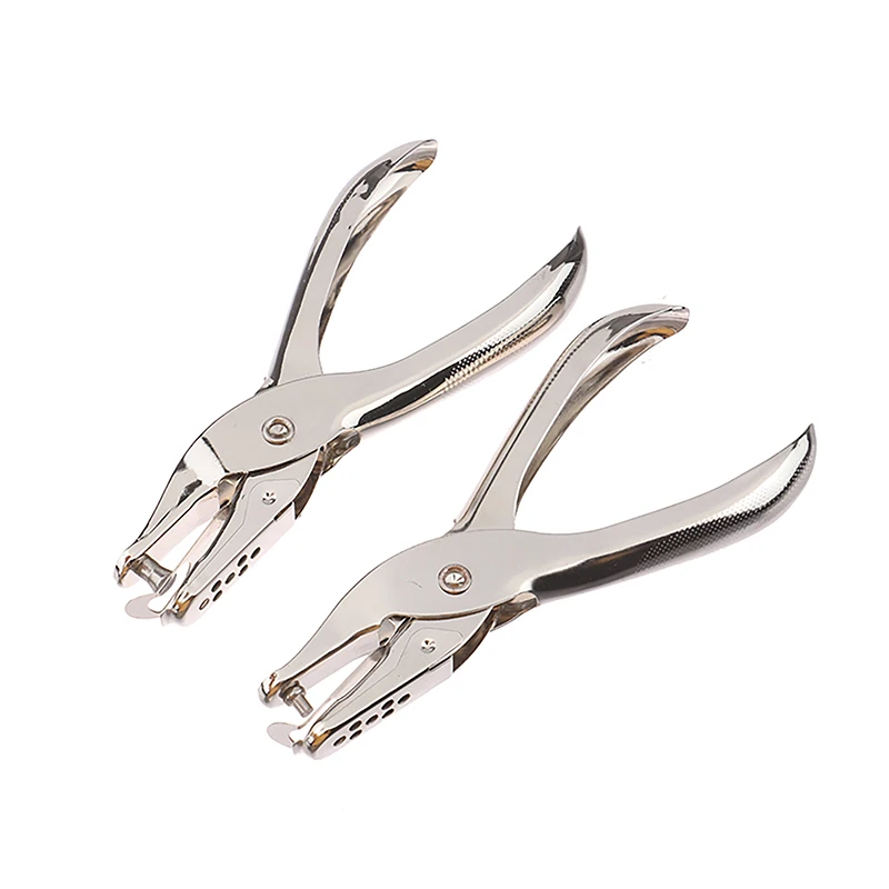 Single Hole Puncher Metal 3mm/6mm Pore Diameter Punch Pliers Universal Hand Paper Scrapbooking Punches School Office Supplies