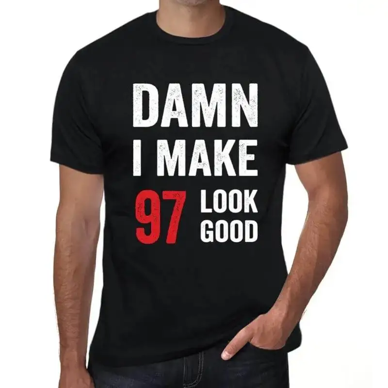 Мужская футболка Damn I Make 97, добро, 97-й день рождения, юбилей, год
