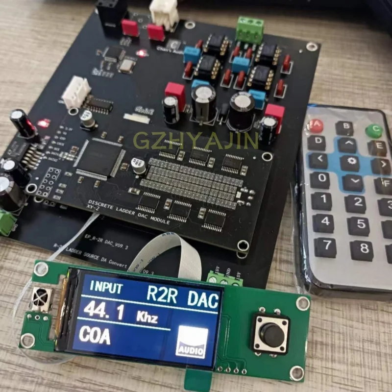 

New positive and negative DAC complementary R2R decoding board, 4-bit discrete resistor ladder decoding board