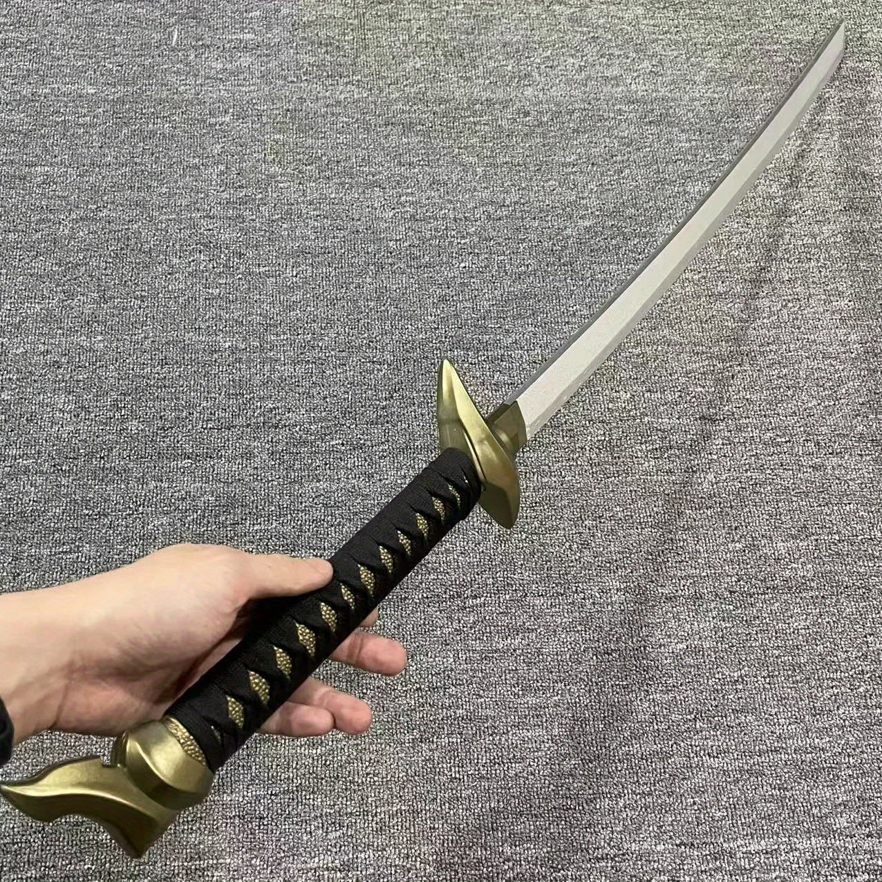 100cm Yasuo Katana Original Samurai Sabre Anime Cosplay Prop League of Legends Sword Real Size Japanese Katana Ninja Knife Gift