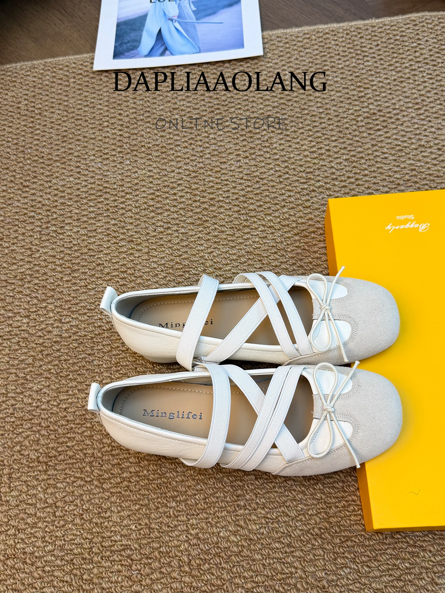 elevated-ballet-tie-knot-mary-jane-shoes-women-summer-fashion-flat-soft-bottom-large-size-footshow-single-shoes-41-to-43
