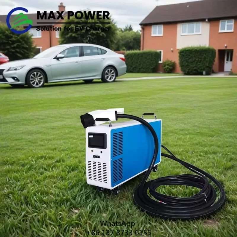

MAXPOWER 60kw CCS2 Mobile Electric Charging Point EV DC Fast Charger For Residencial Home Use