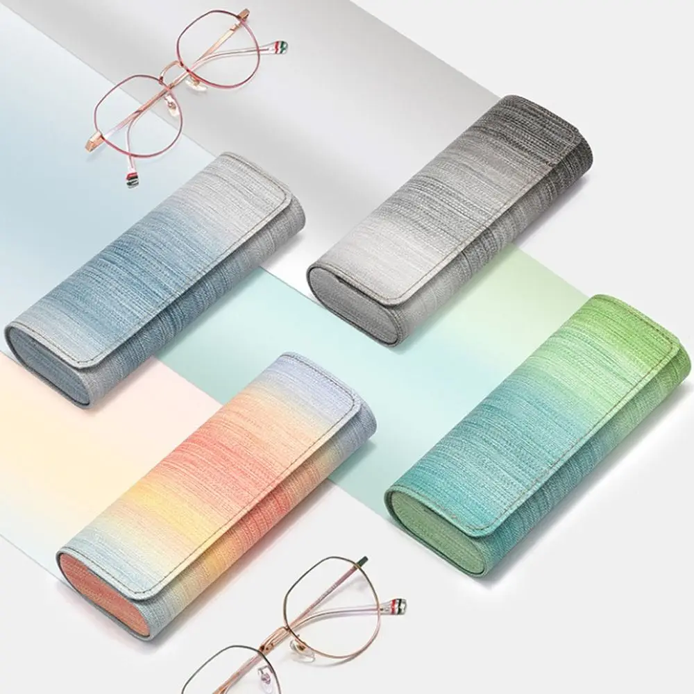 Portable Rainbow Color Anti Pressure Spectacle Case Glasses Case Eyeglasses Accessories Sunglasses Box