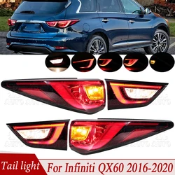 인피니티 QX60 2016 2017 2018-2020 LED 자동차 테일 라이트 후면 방향 지시등 브레이크 테일 램프 어셈블리 26545-9NC0A 26555-9NC0A