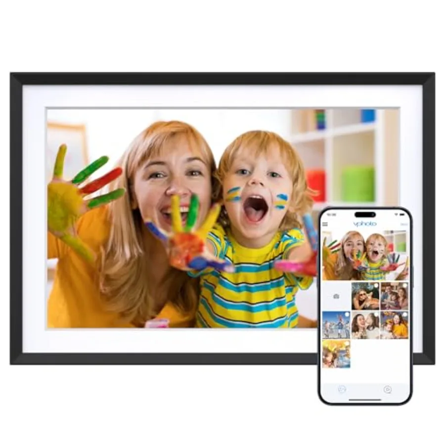 Dragon Touch 10.1'' WIFI Digital Picture Frame - 1280*800 HD IPS Touch Screen Digital Photo Frame Display Auto-Rotate Share Pho