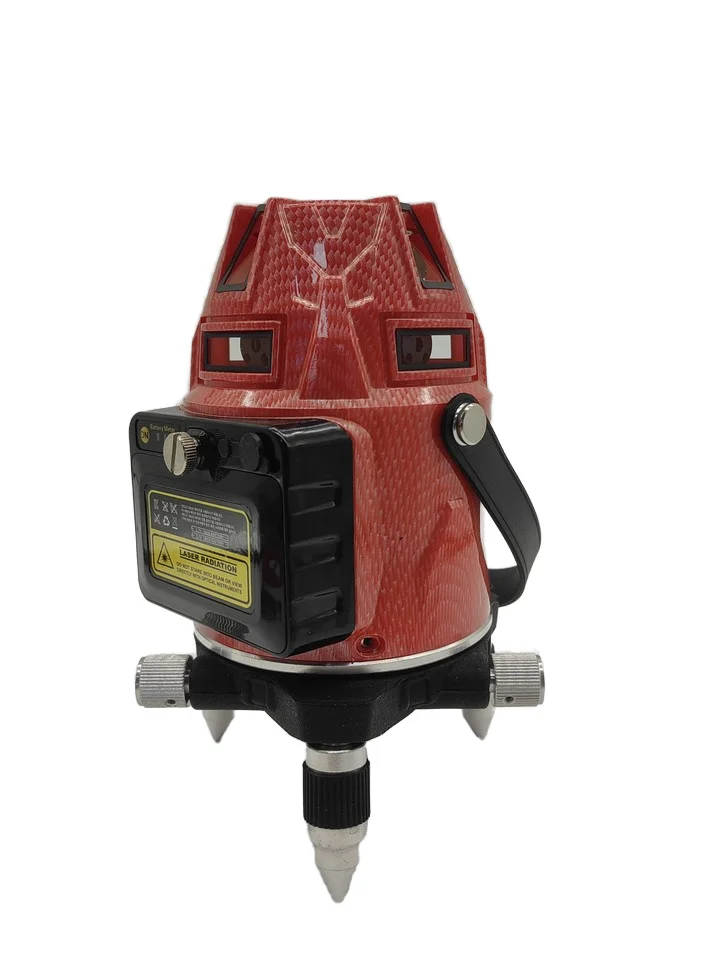 LGE-441R2 Multi-Line Laser Level 360 Rotation 8 Lines for Indoor and Outdoor Use Red beam