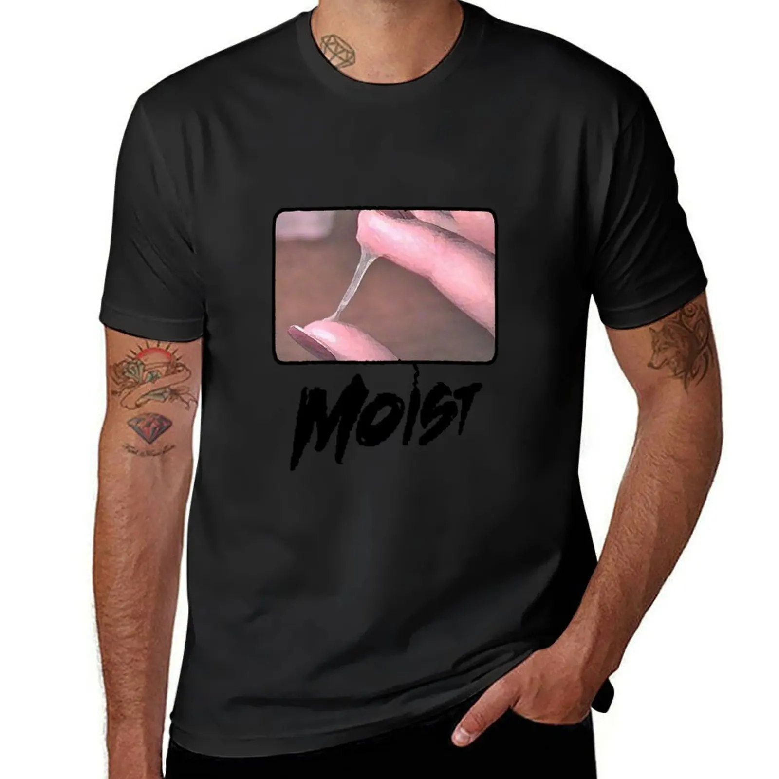 Moist - Logo T-Shirt hippie clothes summer tops tops T-shirt men