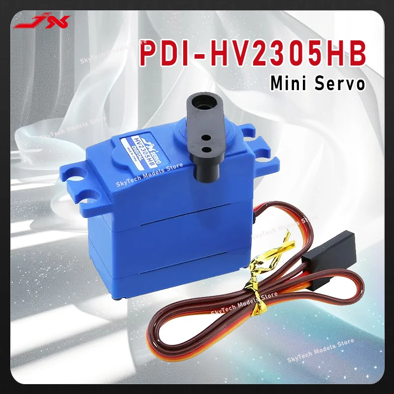 

JX PDI-HV2305HB Мини-сервопривод - IP67 Водонепроницаемая металлическая шестерня 330 Гц 4 мкс Dead Band RC Автомобильный аксессуар для вертолета