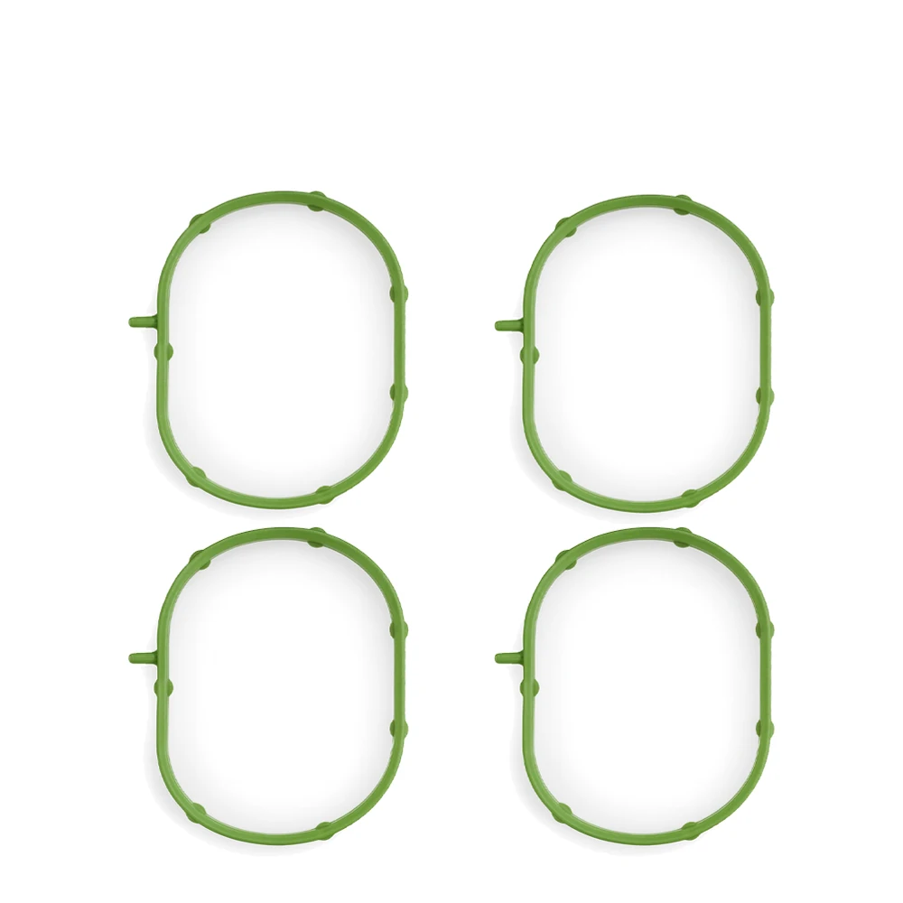 4PCS FKM 4M5G-9441FA 4M5G9441FA 1338179 1319182 For Ford Ford B-MAX S-MAX EcoSport Fiesta Focus 1.6  Intake Manifold Gasket Seal