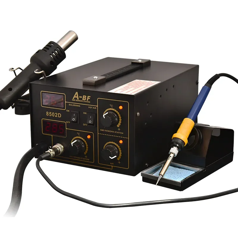 A-BF 60W Soldering Station Anti-static 2 In 1 Double Digital Display Hot Air Gun Desoldering Station