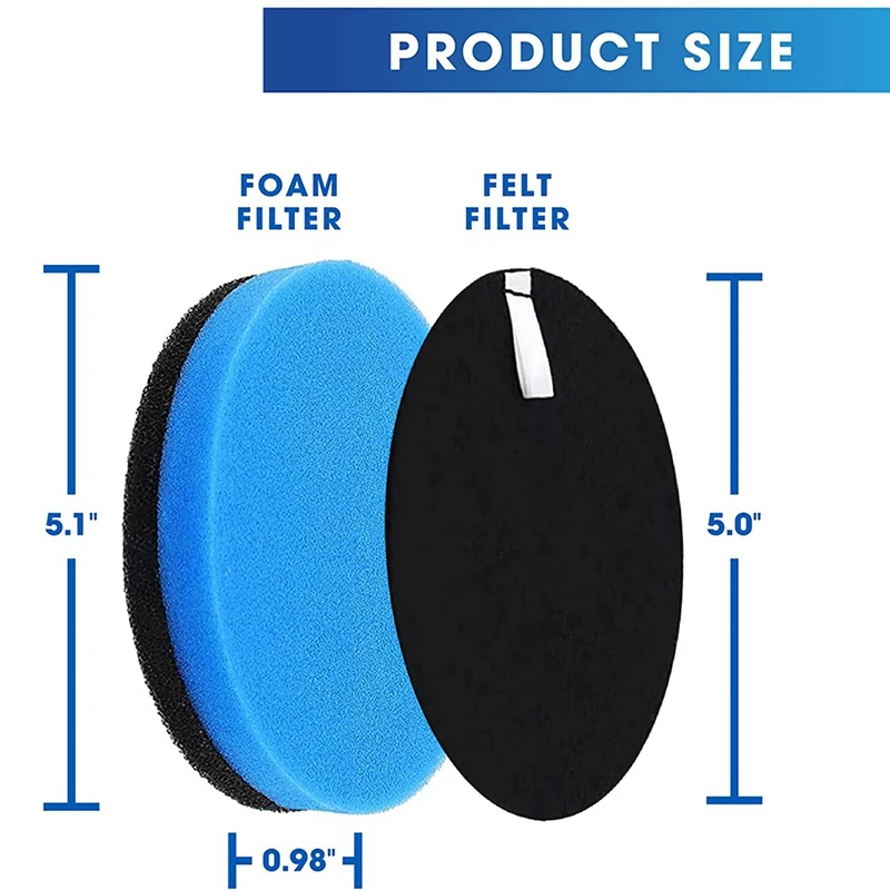 Filtre HEPA pour Bissell 2998, 2999, 3057, 2920, 3059, 2852, Pièces de rechange pour aspirateurs, Accessoires 1625641 et 1603437