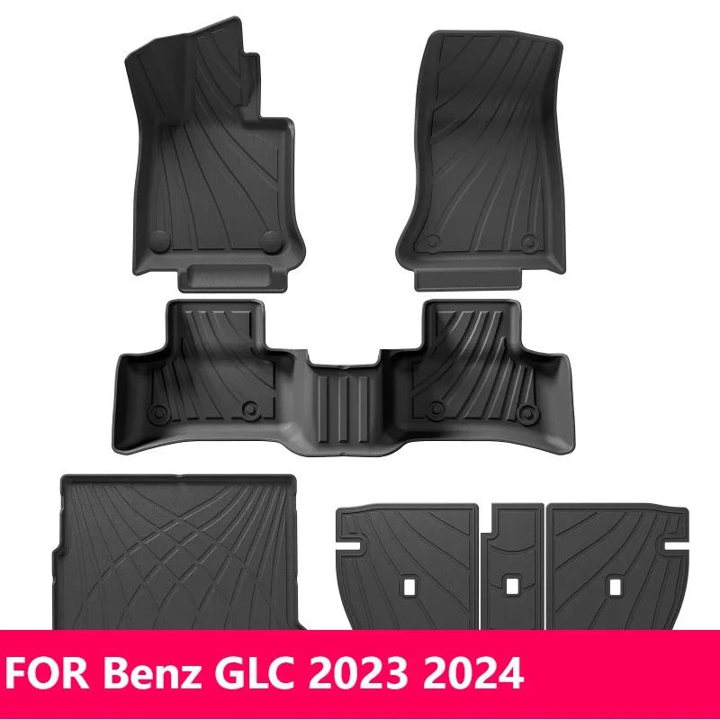 

For Benz GLC 2023 2024 TPE 3D Floor Mats Black Left Rudder for GLC 300 350e