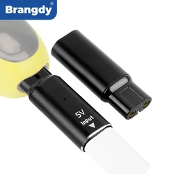 Brangdy 5V Type-C Shaver Adapter Charging Converter for Philips One Blade QP2520 QP2620 QP2510 QP2515 with Charging Indicator