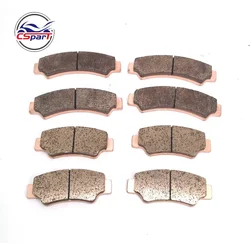 Juego de pastillas de freno para CFMoto ZFORCE CFORCE UFORCE 450, 550, 500, 600, 800, 1000, 2018, 2019, 2020, 7020-0810B0, 7020-0810A0, 4 unidades