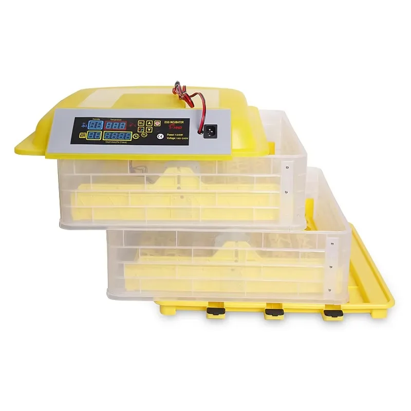 YZ‑112 Automatic Solar Poultry Egg Hatcher 112‑Egg Capacity Dual Power Supply For Household Farm Egg Hatching Device