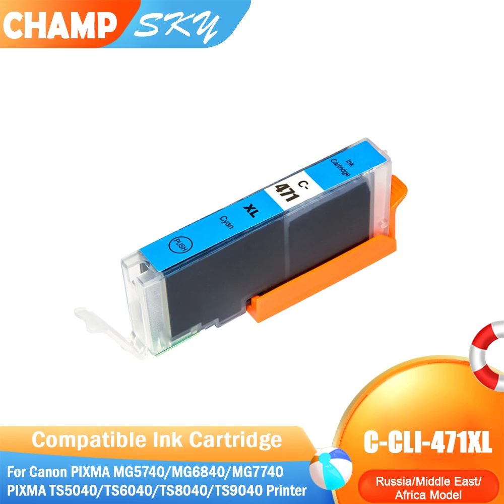 PGI-470 CLI-471 PGI470XL CLI-471XL Premium Color Compatible InkJet Ink Cartridge for Canon PIXMA MG5740/MG6840/TS5040/TS6040
