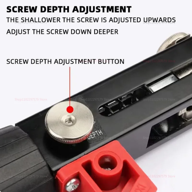 Automatic Screwdriver Chain Nail Gun Adapter for Electric Drill Woodworking Screwdriver Auto Feed Power Tool Attachments