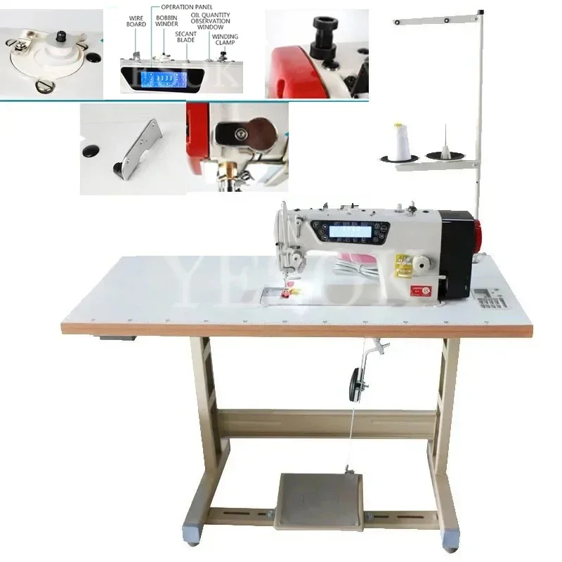 Computer direct drive flat sewing machine automatic high speed industrial sewing machine (Needle pitch 0-5mm(optional pitch))