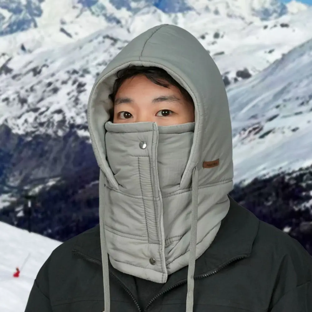 

Сохраняет тепло Зимняя велосипедная шапка 3-в-1 Ветрозащитная морозостойкая теплая шарф Маска для лица Защита шеи Утолщенная шапка Lei Feng Катание на лыжах