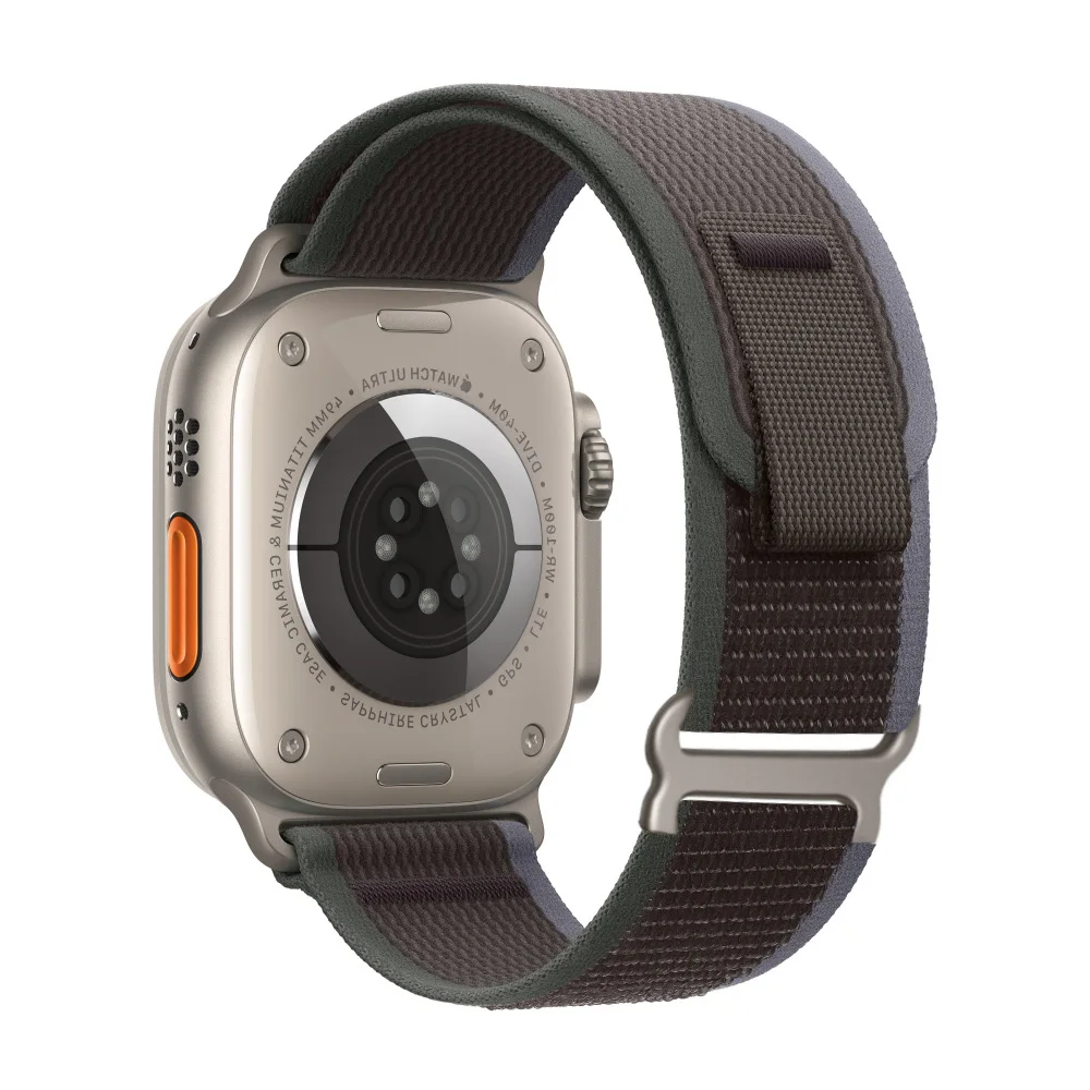حزام نايلون لساعة ابل ، الترا 2 باند ، 49 مللي متر ، 44 مللي متر ، 40 مللي متر ، 45 مللي متر ، 41 مللي متر ، 38 مللي متر ، 42 مللي متر ، 44 مللي متر ، 45 مللي متر ، سلسلة iWatch 9 ، 7 ، 6 ، 5 ، 4 ، 3 ، SE ، 8