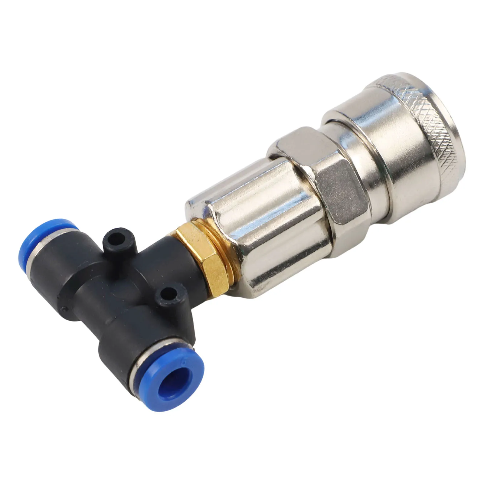 Three-way Joint Straight Through Joint Pneumatic Tank Connector Pneumatic Fittings Quick-Plug Truck Gas Tank Gas Connection
