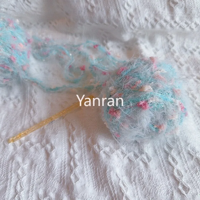 Fil à tricoter décoratif 50g, style Dopamine, aux couleurs rêveuses, mélange artisanal, motif Forêt de chats, pour chapeaux, pulls, sacs, porte-cartes DIY et bandeaux