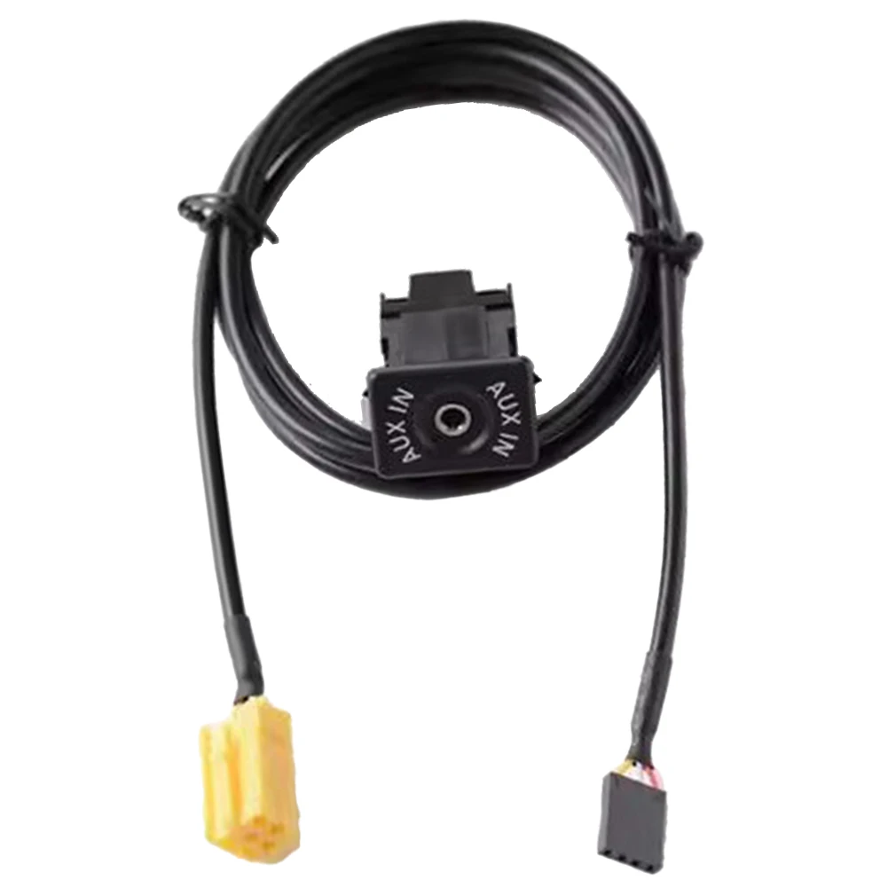 Vehicle Accessories Line Length 145CM Car AUX Cable Reliable Performance Wear-Resistant 145CM Length ABS Material
