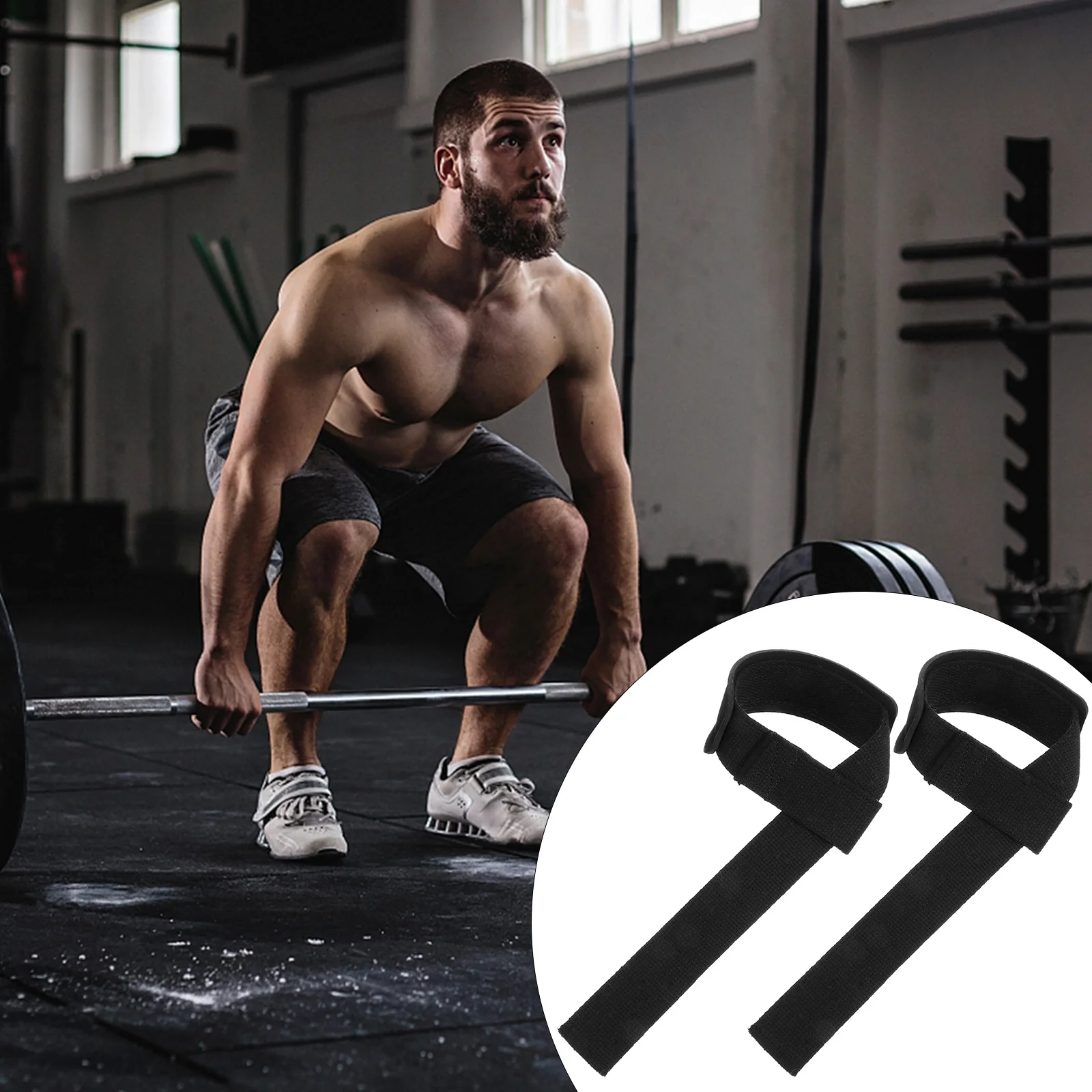 

2pcs Wrist Braces Support Protective Sport Wristbands Weightlifting Gym Barbell Training Cotton Sbr Material Flexible