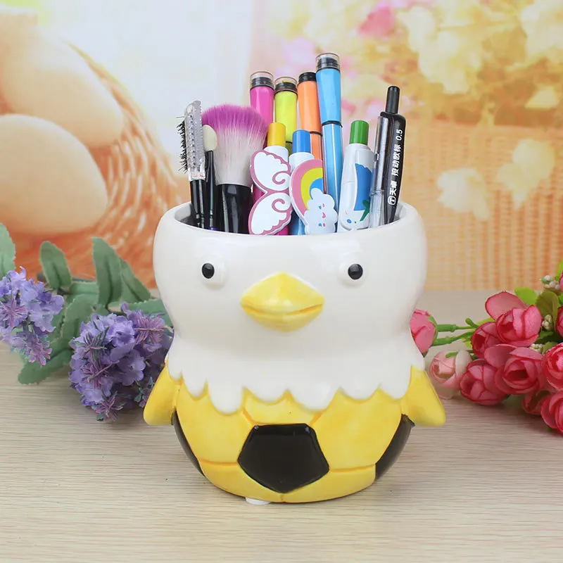 Ugly cute chicken pen holder creative storage cartoon cute desktop home decoration
