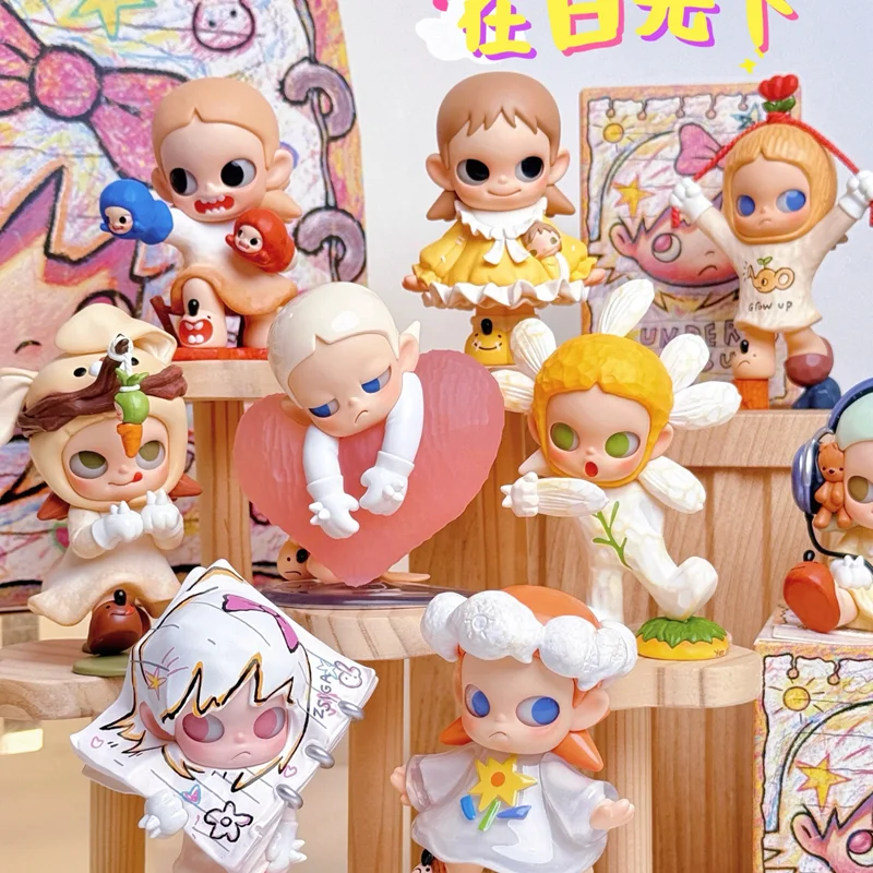 

Genuine POPMART Zaiga UNDER THE SUN Series Blind Box Zsiga Anime Figure Solitude Mystery Box The Headlines Model Ornament Gift