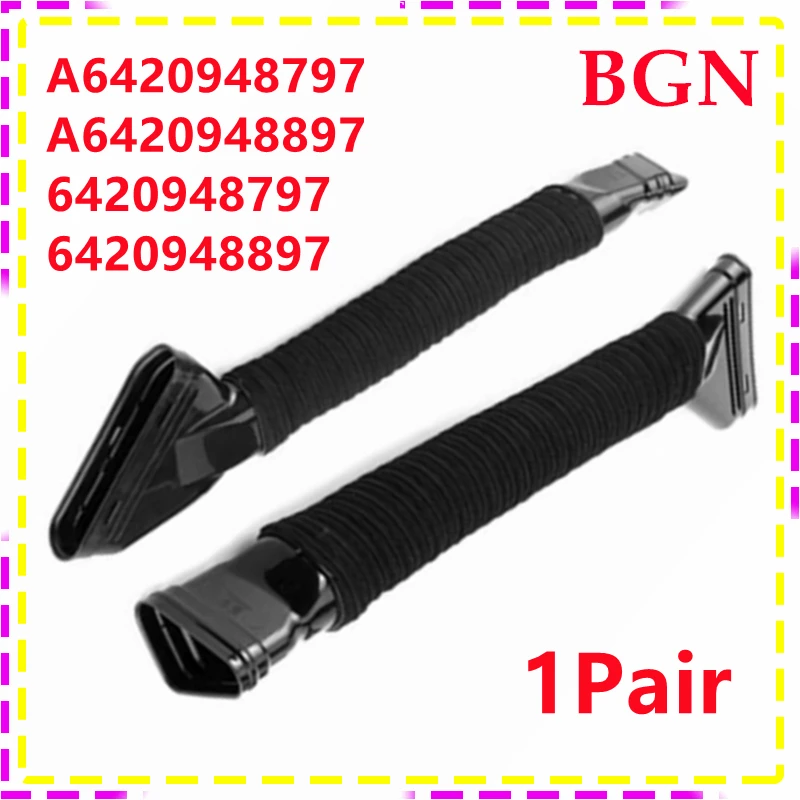 

1Pair Air Cleaner Intake Duct Hose For Mercedes Benz ML350 GLS350 GL350 GL500