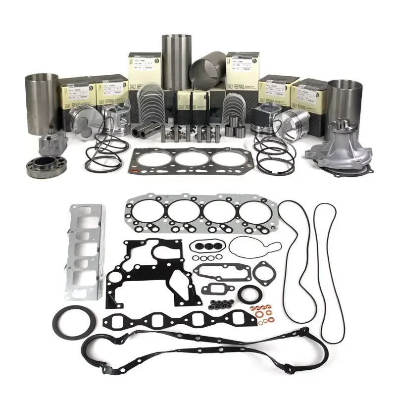 Piston 3LD1 3LD2 4JA1 4JB1 4JJ1 Rebuild Kit Cylinder Liner Piston Ring Gasket Kit for Isuzu Engine Spare Parts