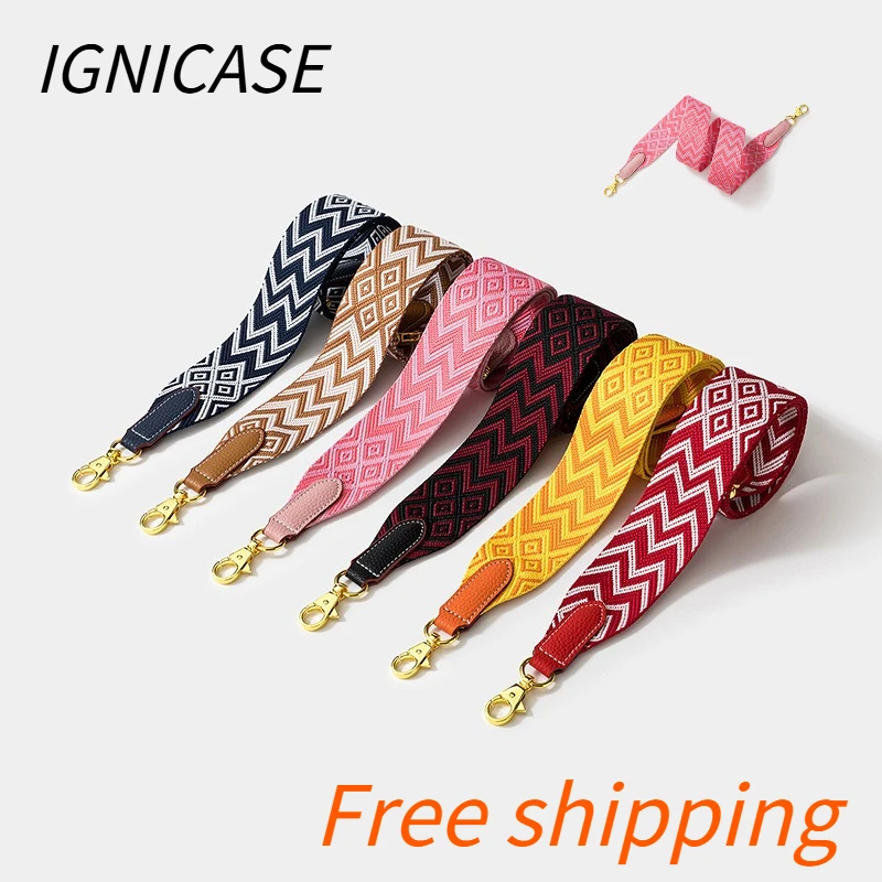 

IGNICASE Новый модный универсальный широкий плечевой ремень-лента для сумки через плечо, сменный ремень, аксессуары для сумок