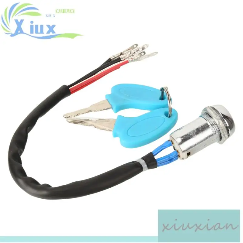 

4 Wire Ignition Key Switch Replacement for 2 Stroke Quad Bike