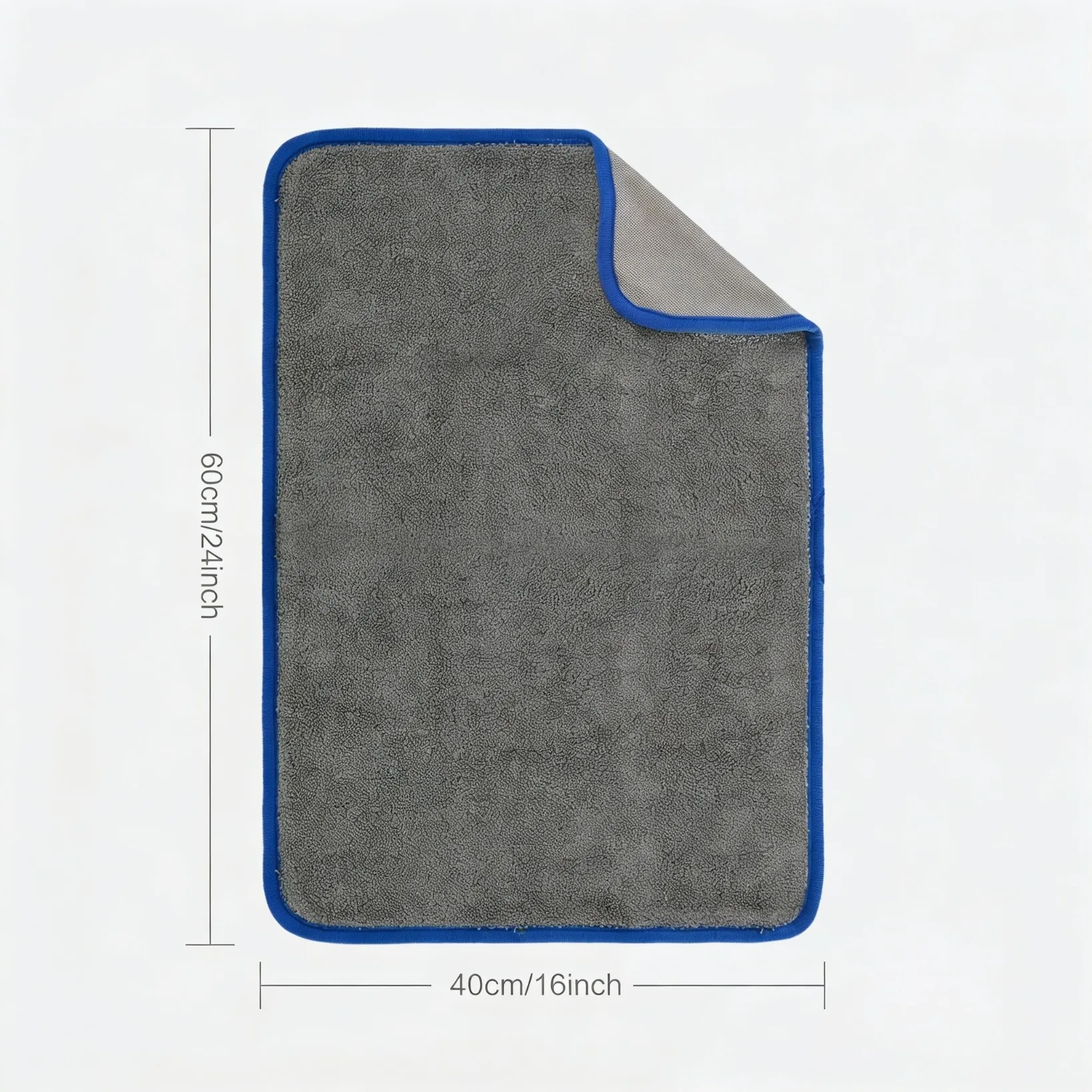 Ultra-Fine Fiber Cleaning Cloth, Super Absorbent Towel for Removing Dirt and Liquids, Stripe-Free Mirror Shine Car Wash Cloth