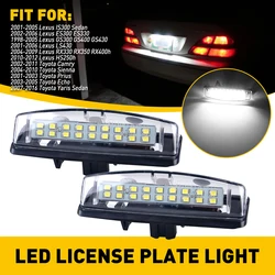 2x License Plate Light for Lexus IS300 Sedan ES300 ES330 GS300 GS400 GS430 LS430 RX330 RX400h HS250h 12V LED Number Signal Lamp