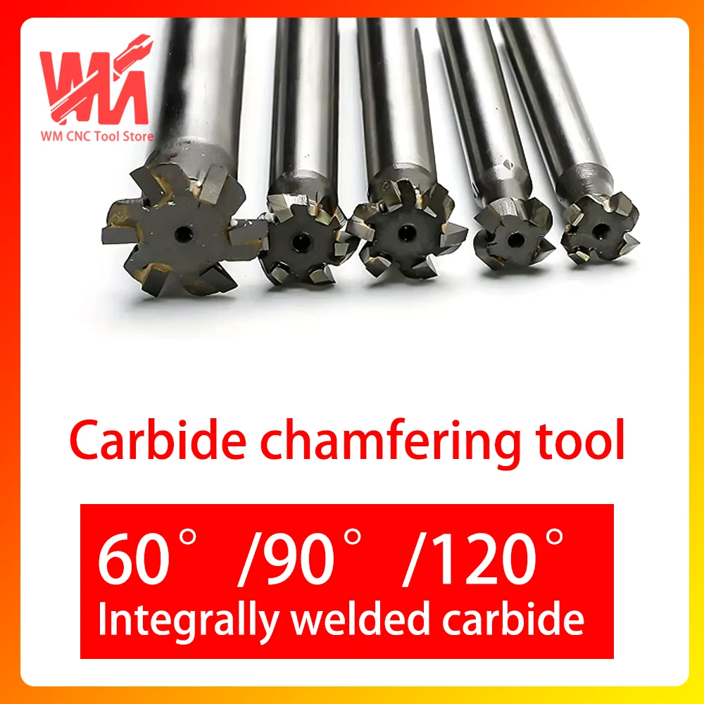 

Chamfering tool with a carbide milling cutter for dual processing, suitable for stainless steel, cast iron, copper, and aluminum