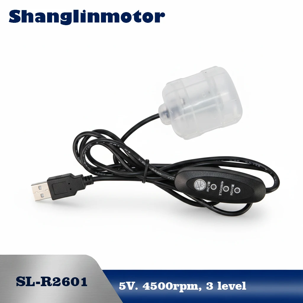 USB 5V Micro Vibration Motor with Speed Controller 4500RPM Mini Vibrator for DIY Massage Pillow Pet Lizard Frog Feeder Gadget