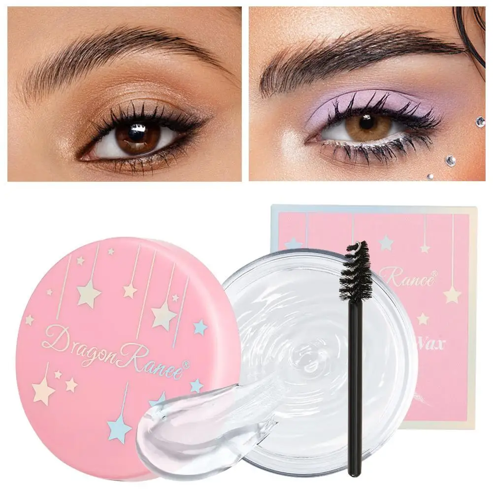 Transparante Wenkbrauw Styling Wax Waterdichte Sneldrogende, Duurzame Wenkbrauwpommade Setting Gel Wilde Wenkbrauw Beeldhouwen Zeep Make-Up Cosmetisch