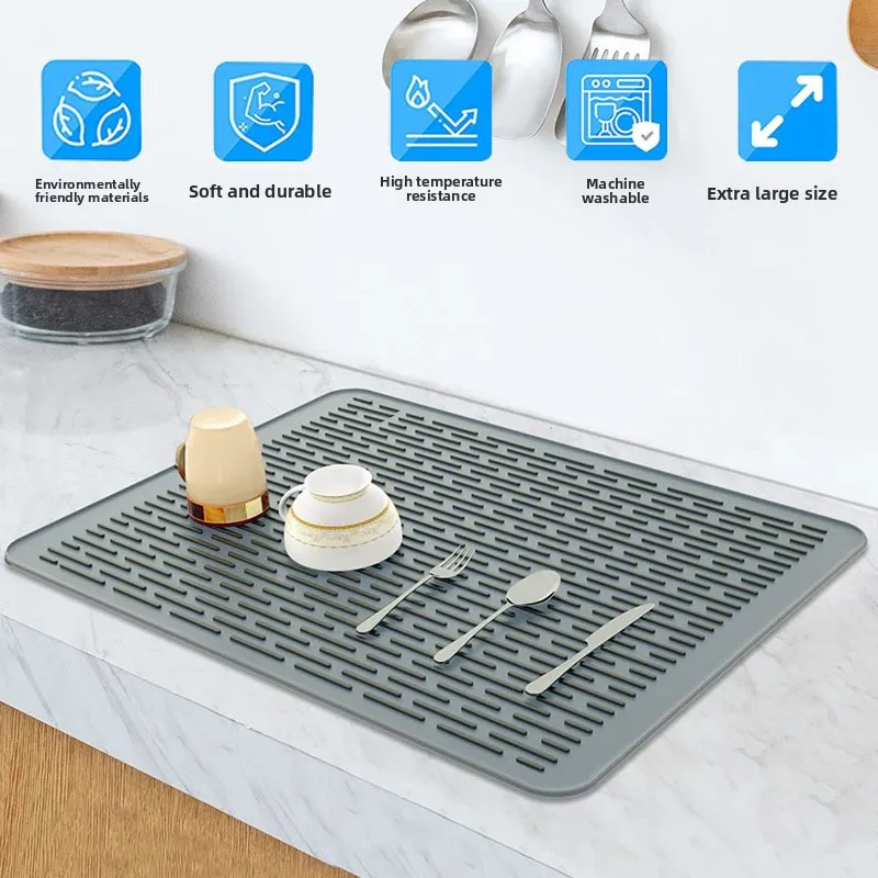 Silicone Kitchen Stove Pad Anti-Slip  Stove Lid Protector Multi-Function Sink Mat Various Sizes Square ape