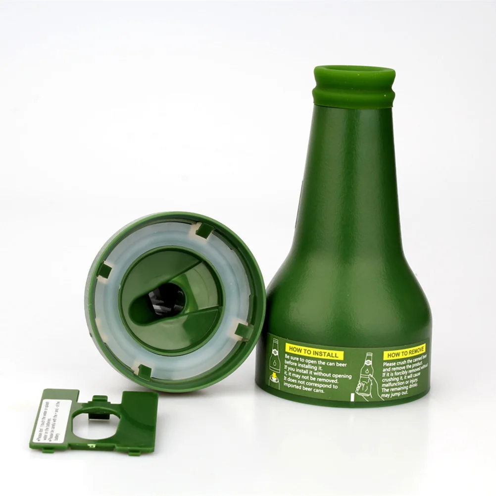 

Beer Foamer Green Portable Bottle Shape Foam Generator For Canned Bottled Creator Bubbler Frother Kitchen Bar